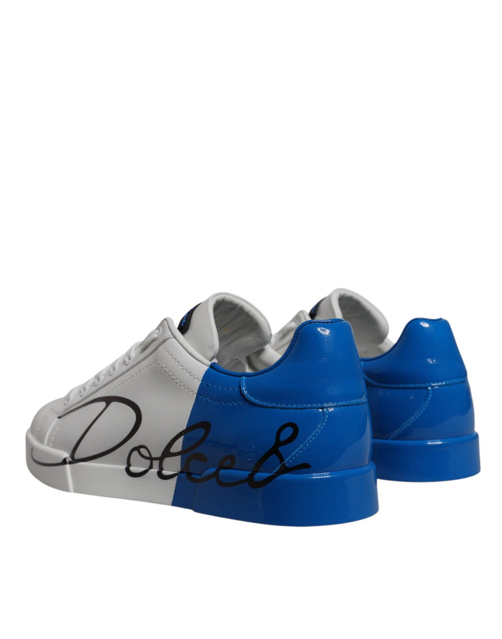 Dolce & Gabbana White Low Top Sneakers for Men side view