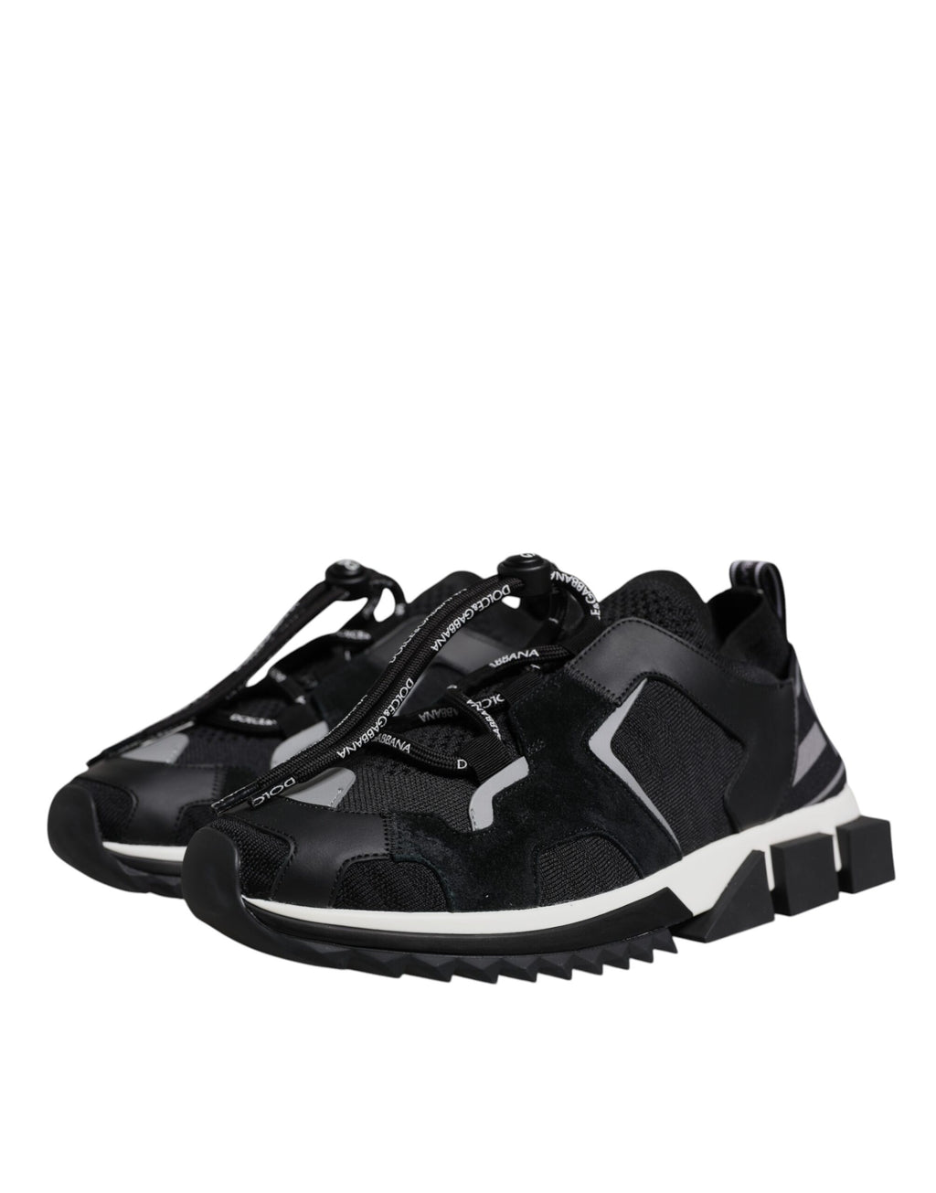 Dolce & Gabbana Black Low Top Sneakers for Women detail view