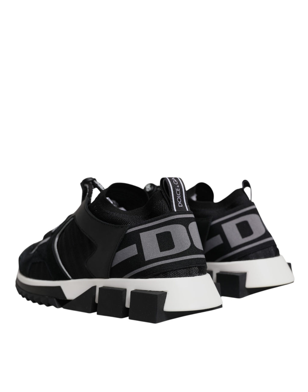 Dolce & Gabbana Black Low Top Sneakers for Women side view