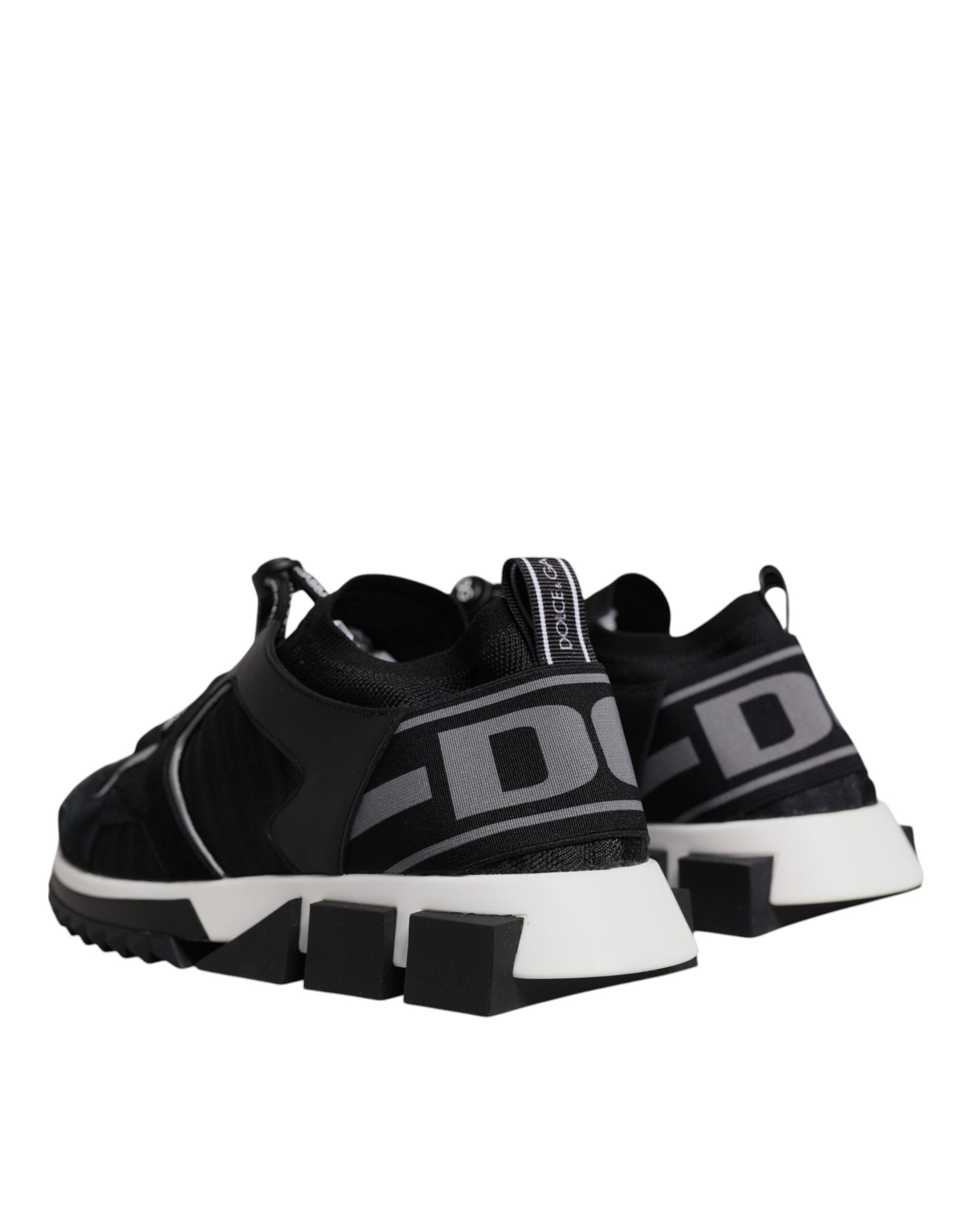 Dolce & Gabbana Black Low Top Sneakers for Women side view