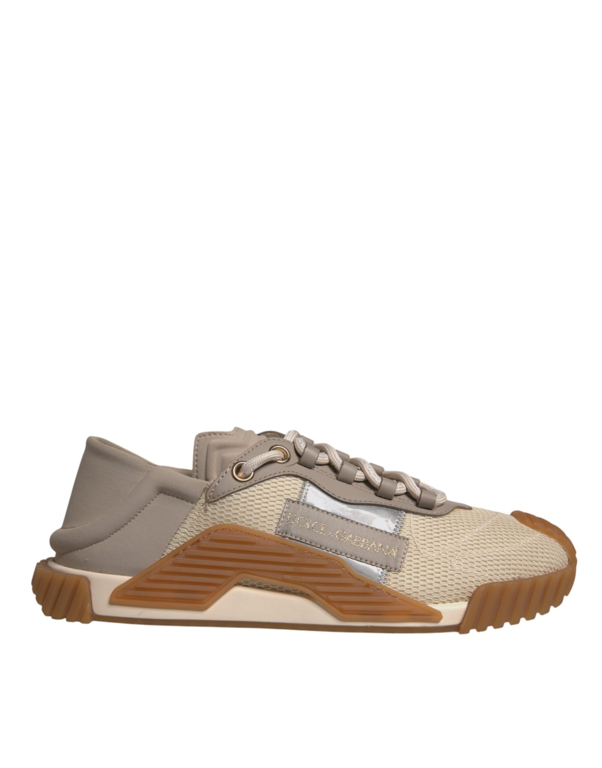 Dolce & Gabbana Baskets basses à lacets NS1 en toile multicolore
