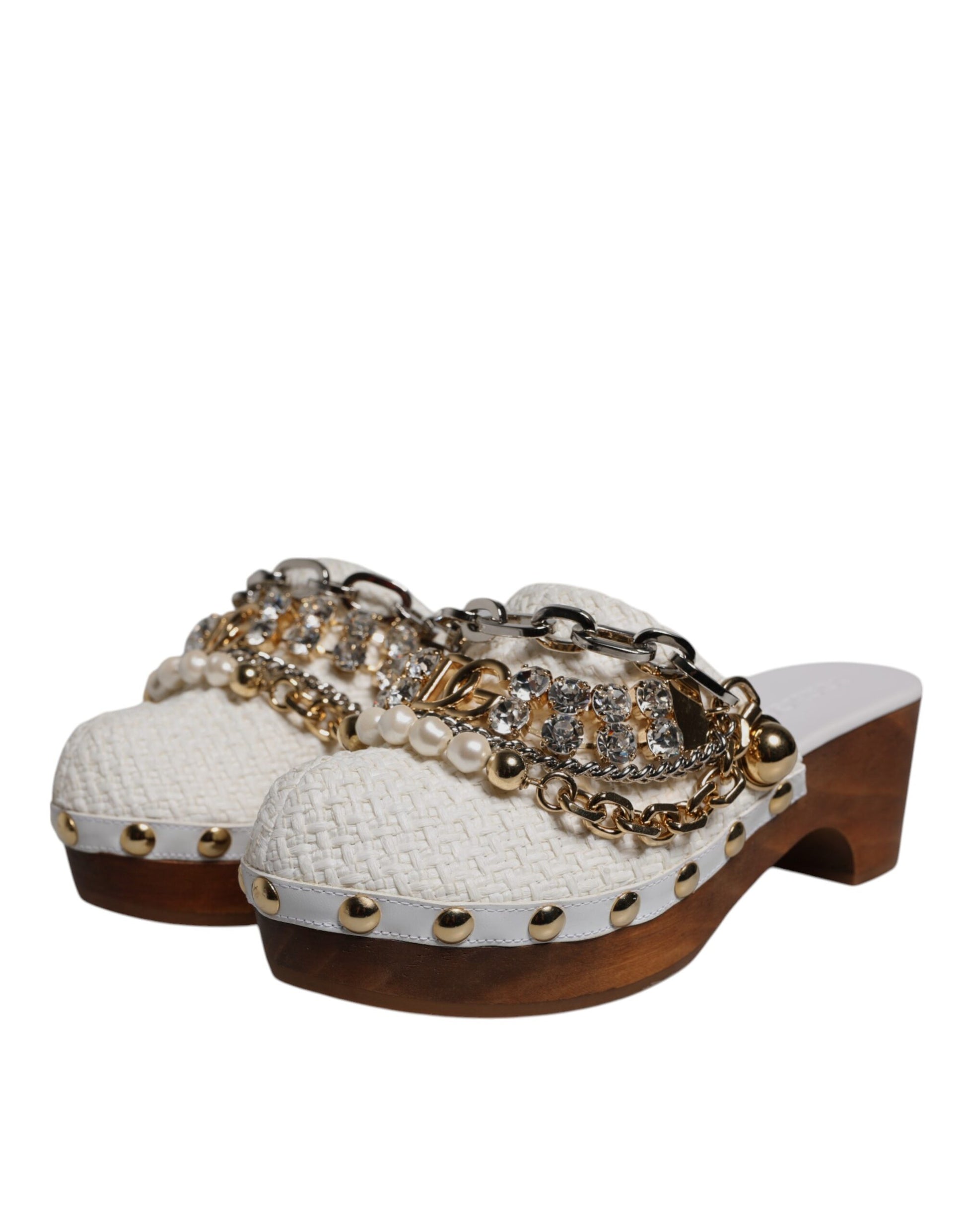 Dolce & Gabbana White Platforms for Women detail view