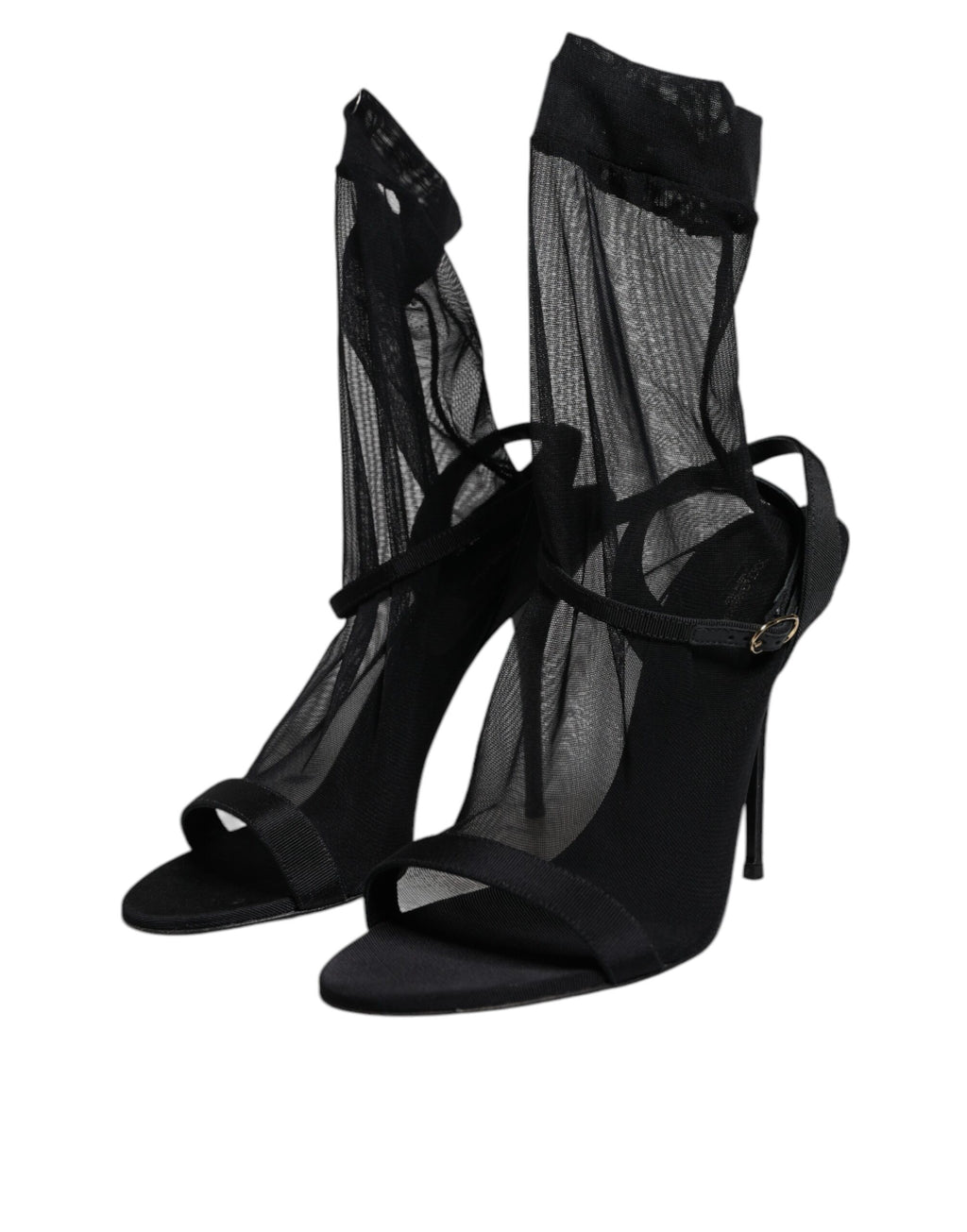 Dolce & Gabbana Black Stiletto Heels for Women detail view