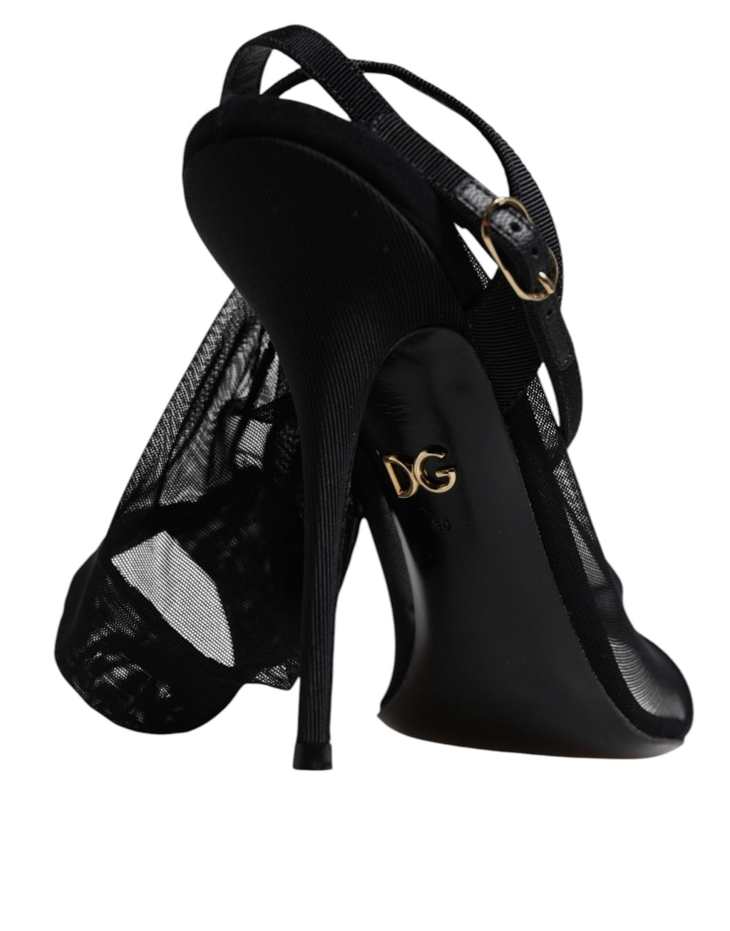 Dolce & Gabbana Black Stiletto Heels for Women additional view