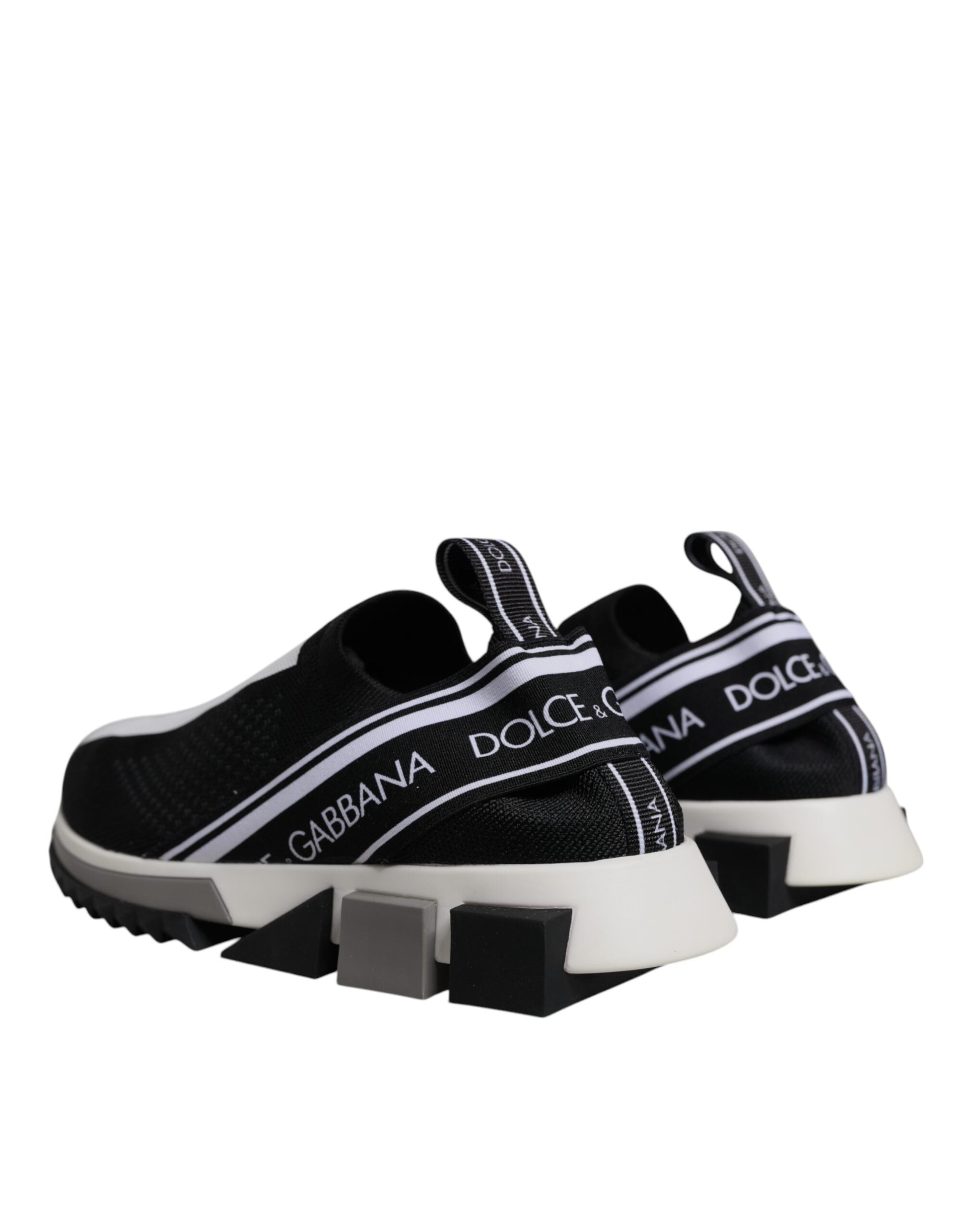 Dolce & Gabbana Black Low Top Sneakers for Women side view