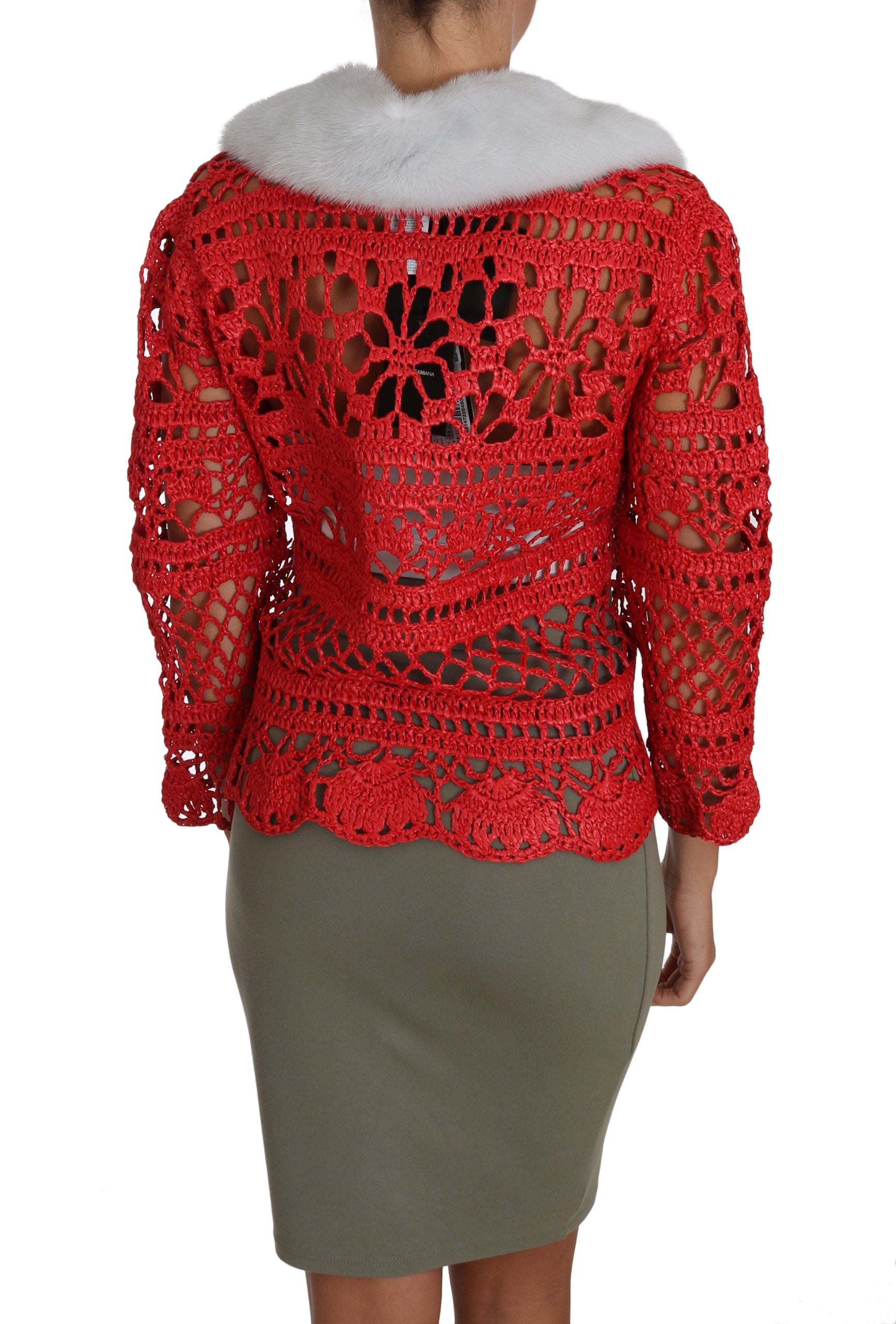 Dolce & Gabbana Red Cardigan for Women alternate view