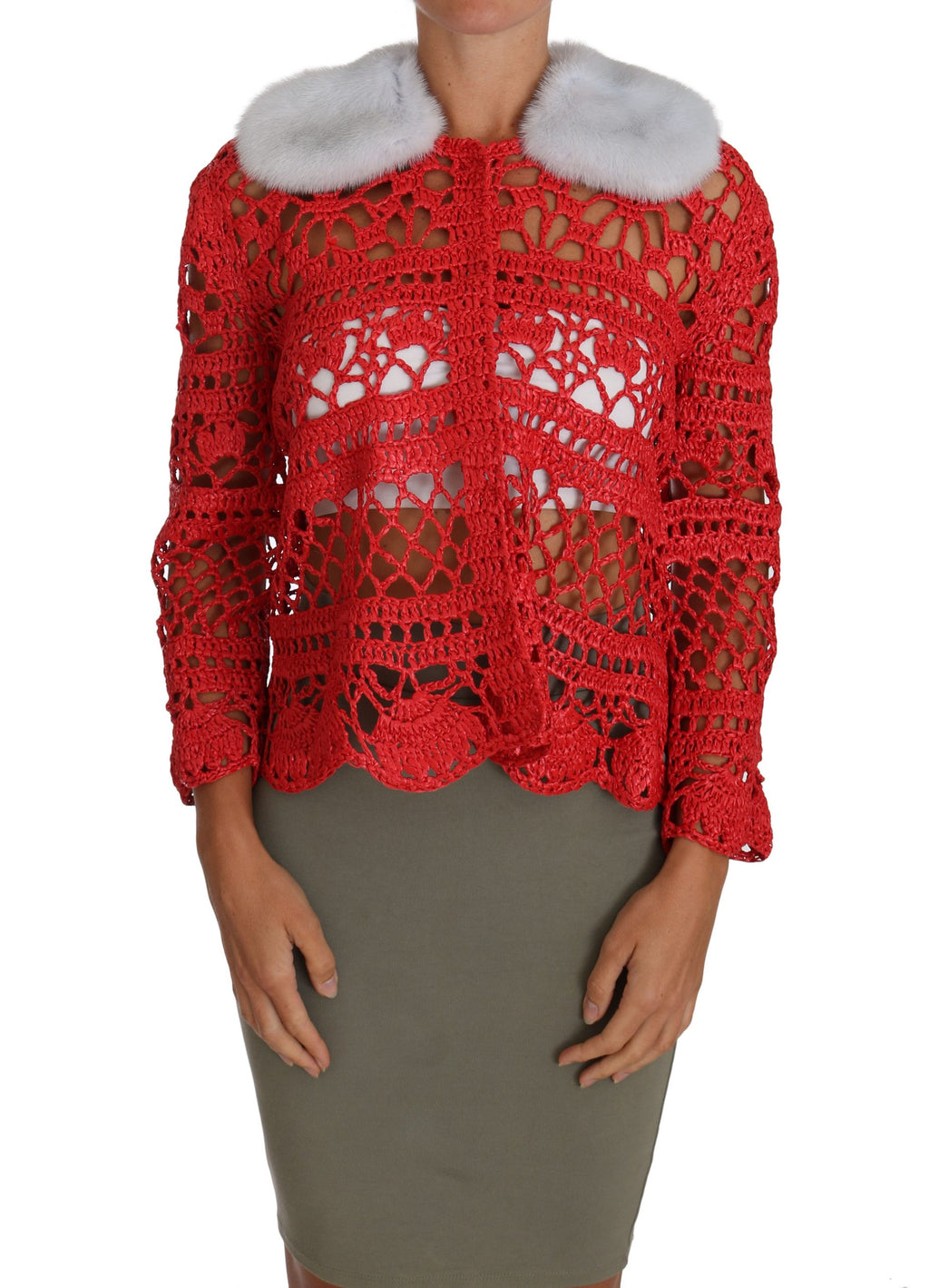 Dolce & Gabbana Red Cardigan for Women