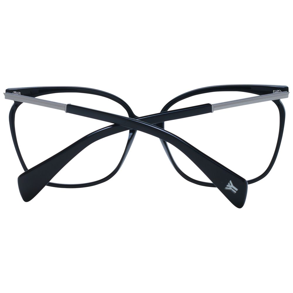 Yohji Yamamoto Black Glasses Frames for Women detail view