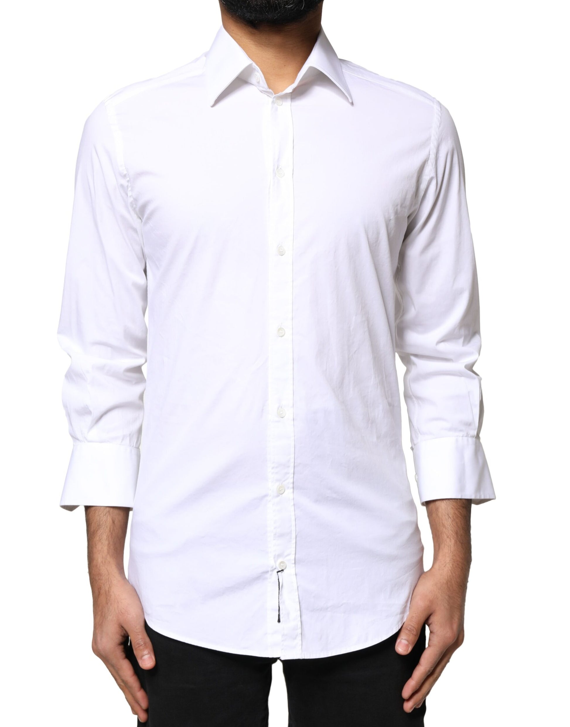 Dolce & Gabbana White Dress Shirt for Men