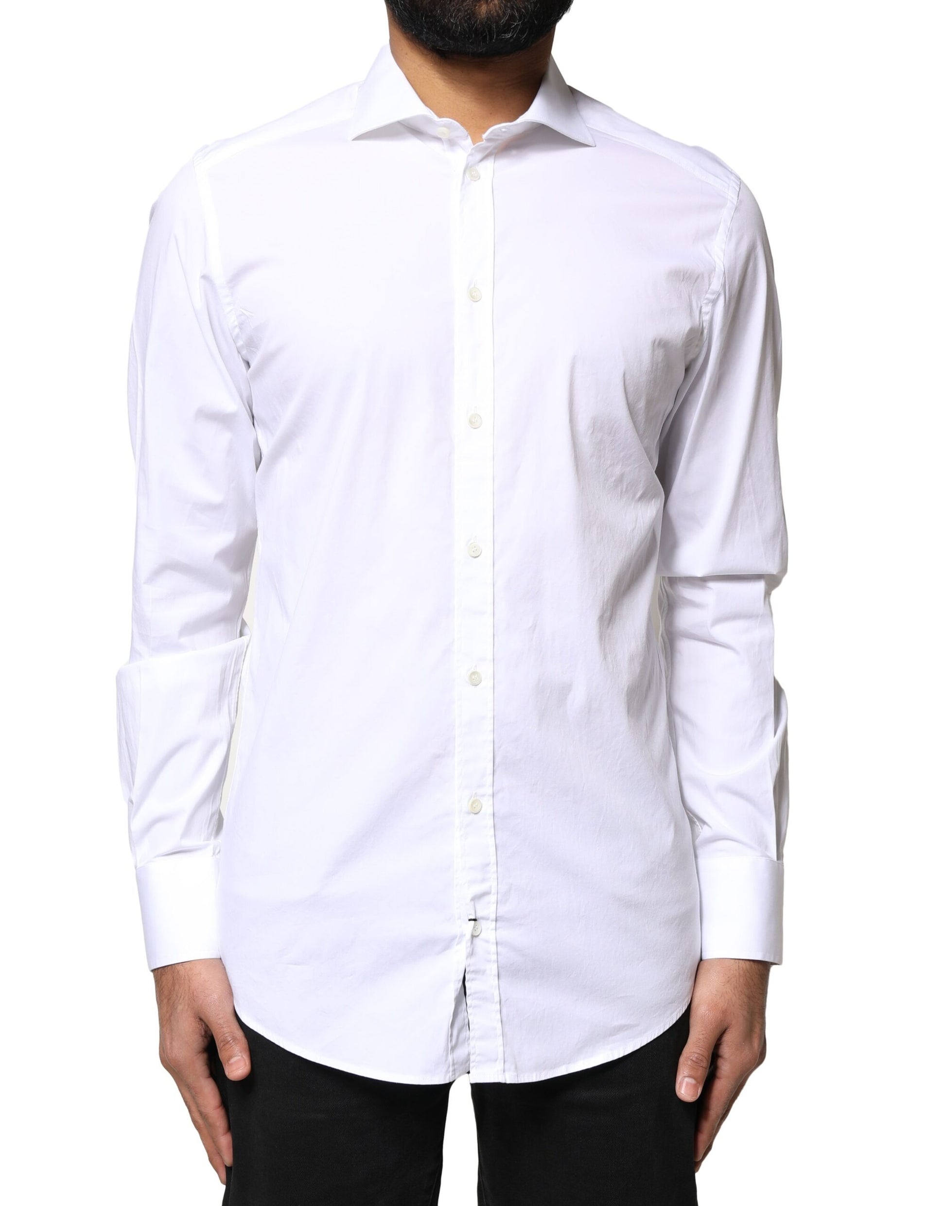 Dolce & Gabbana White Dress Shirt for Men