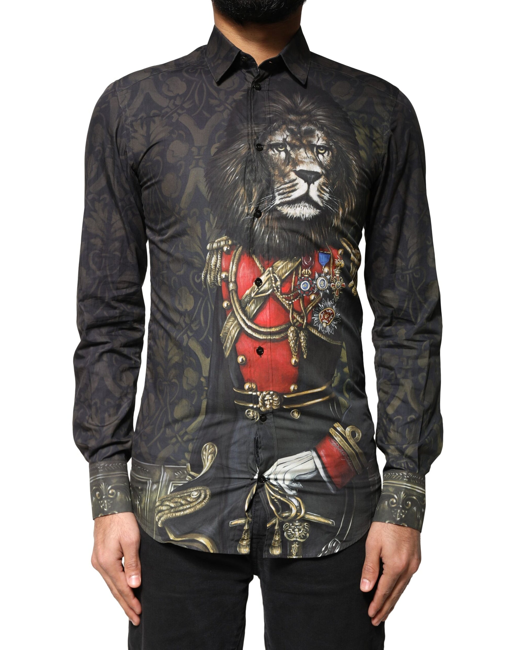 Dolce & Gabbana Black Dress Shirt for Men