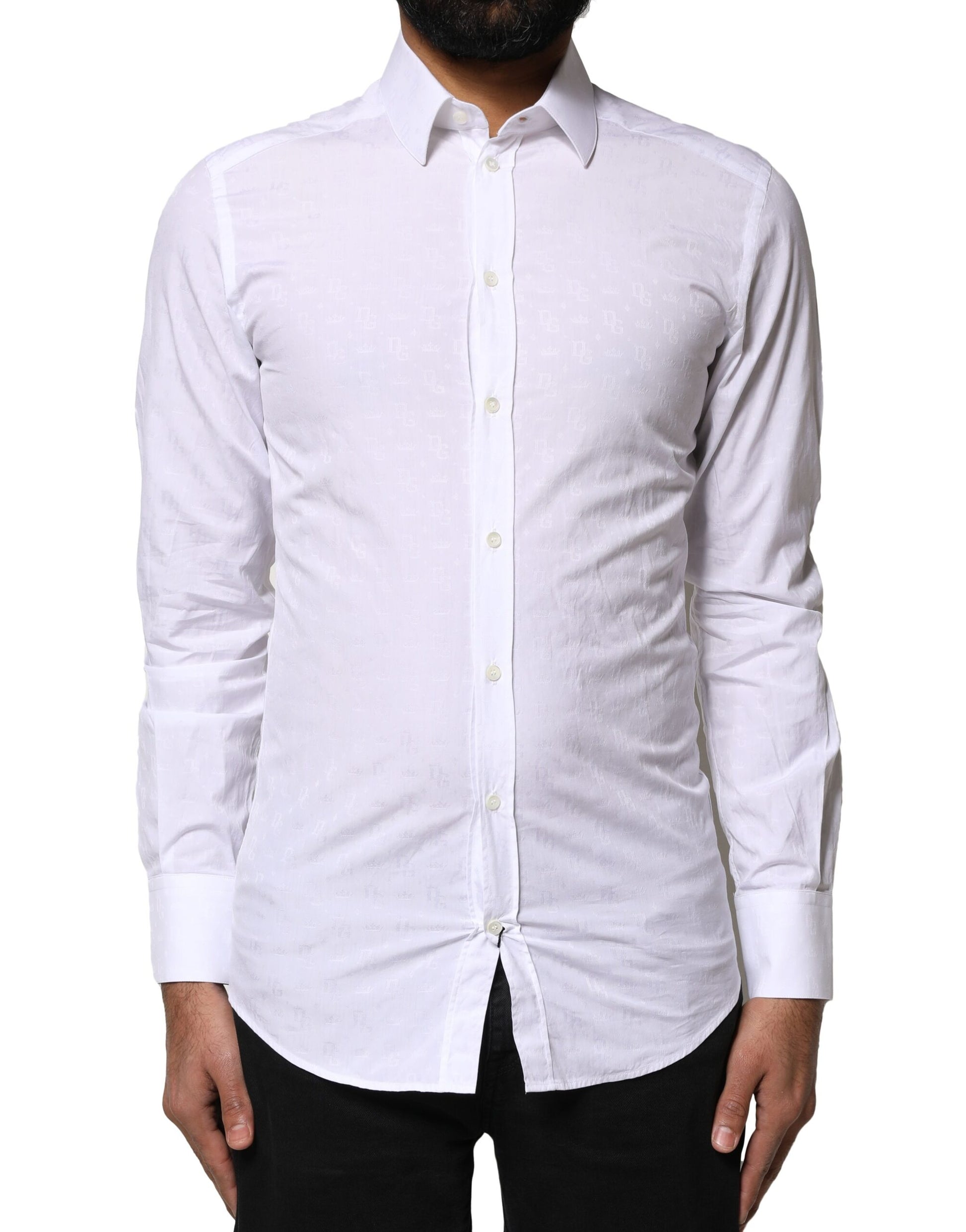 Dolce & Gabbana White Dress Shirt for Men