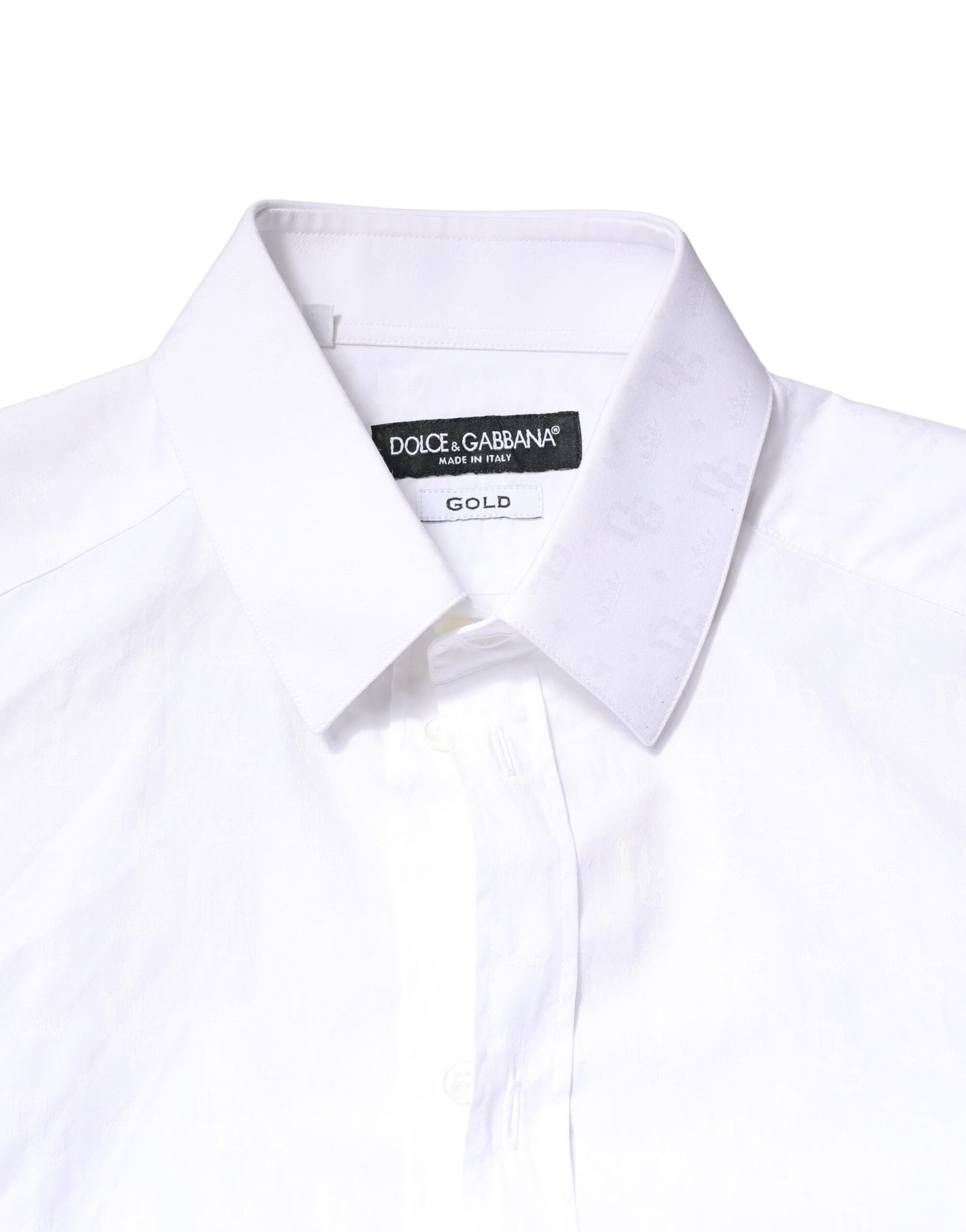Dolce & Gabbana White Dress Shirt for Men side view