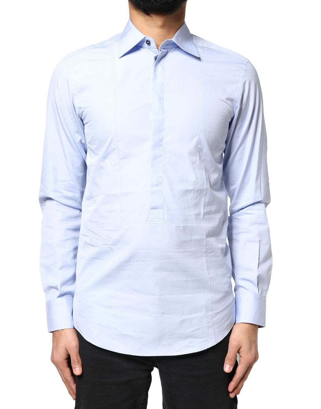 Dolce & Gabbana Blue Dress Shirt for Men alternate view