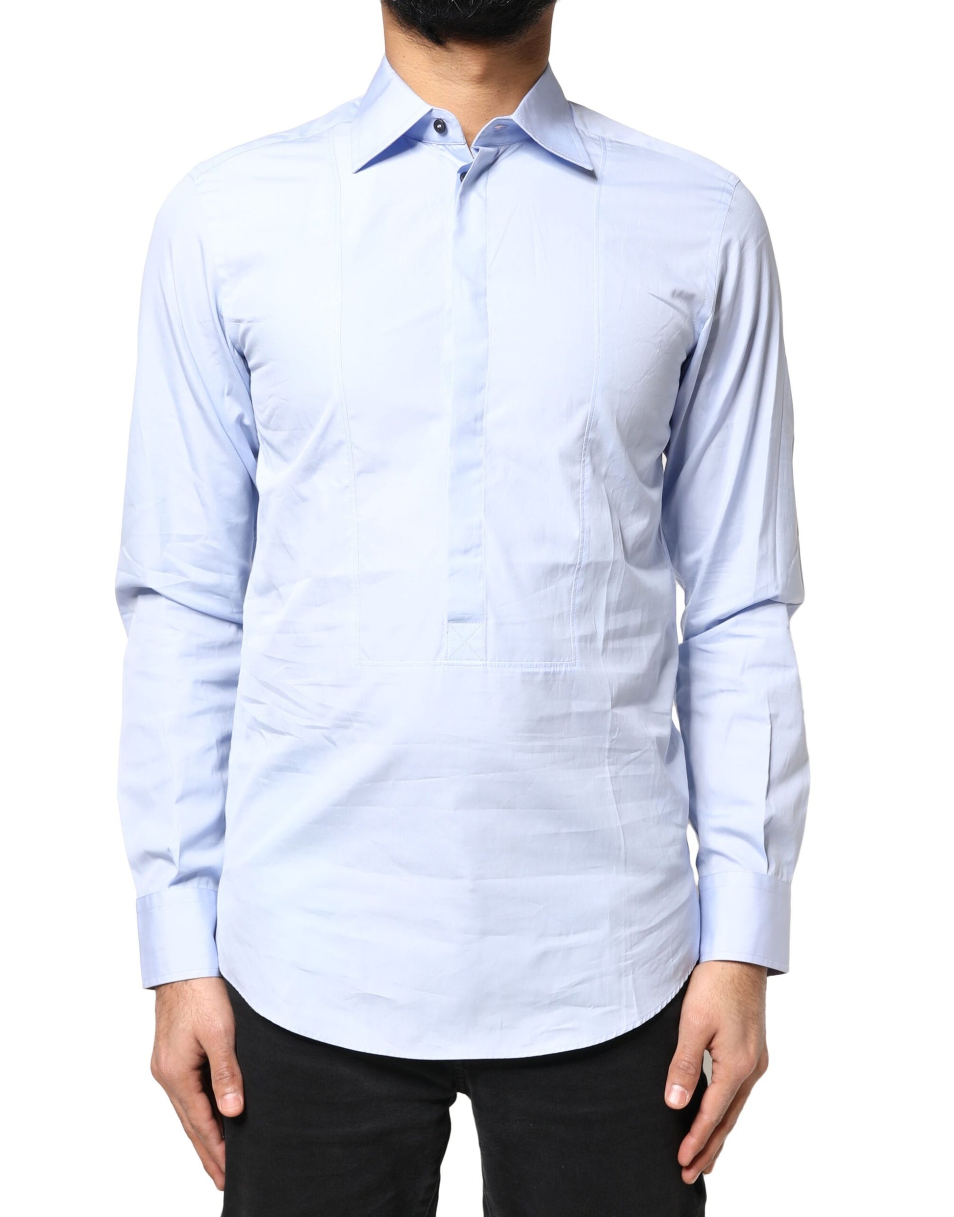 Dolce & Gabbana Blue Dress Shirt for Men
