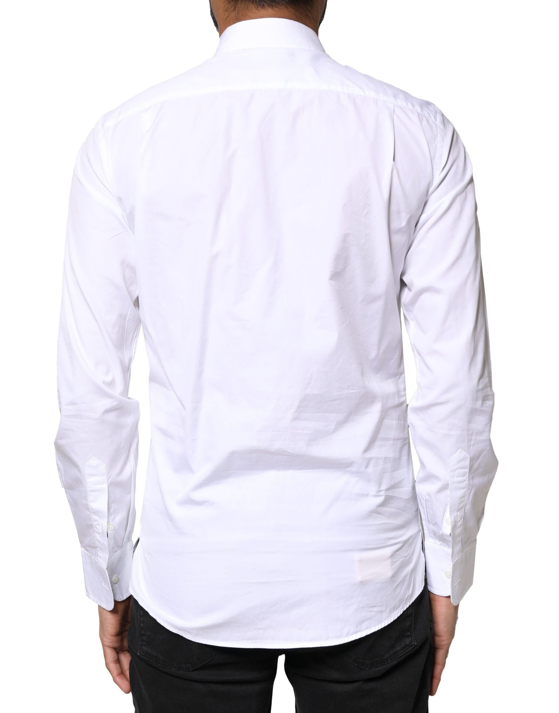 Dolce & Gabbana White Dress Shirt for Men side view