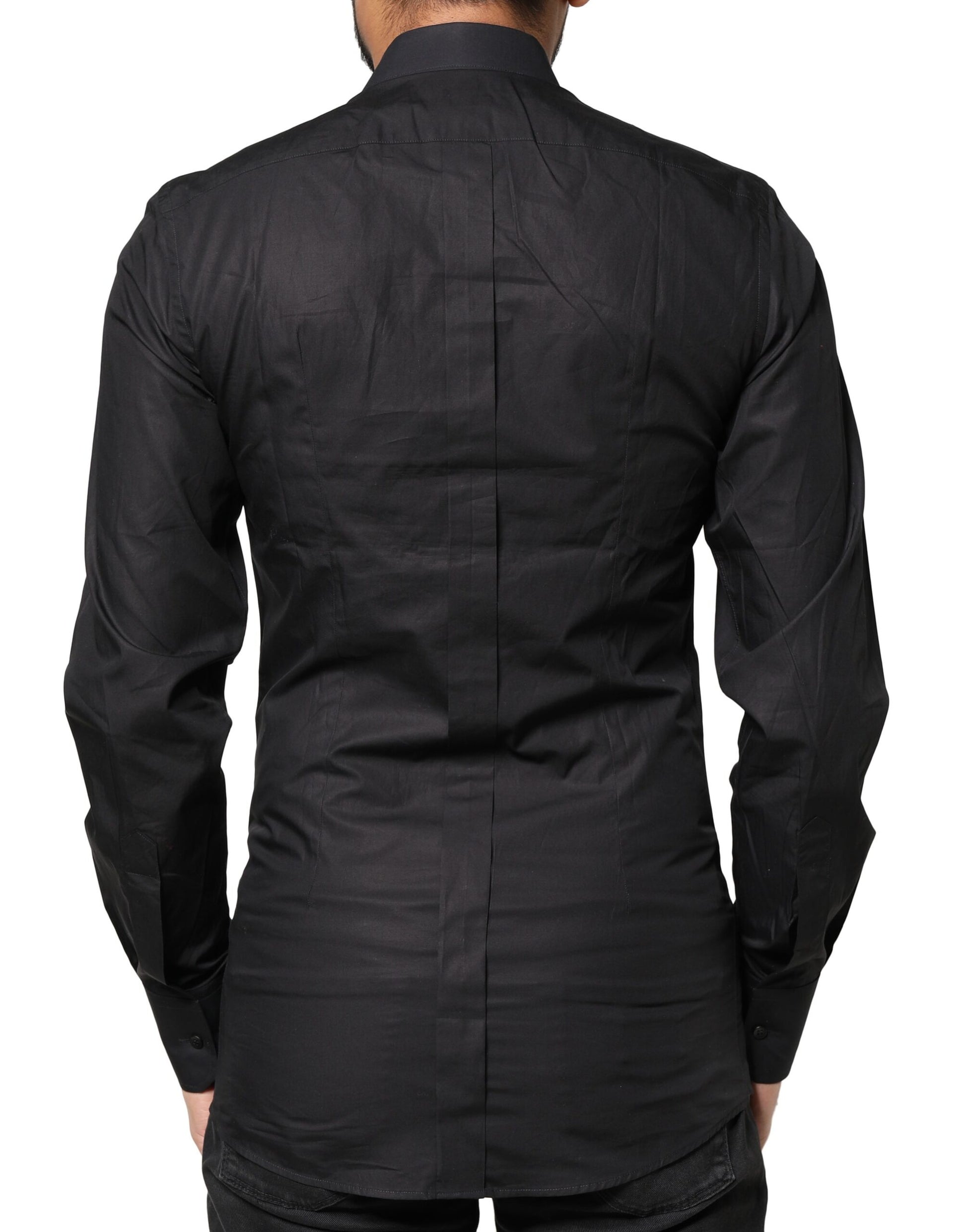 Dolce & Gabbana Black Dress Shirt for Men side view