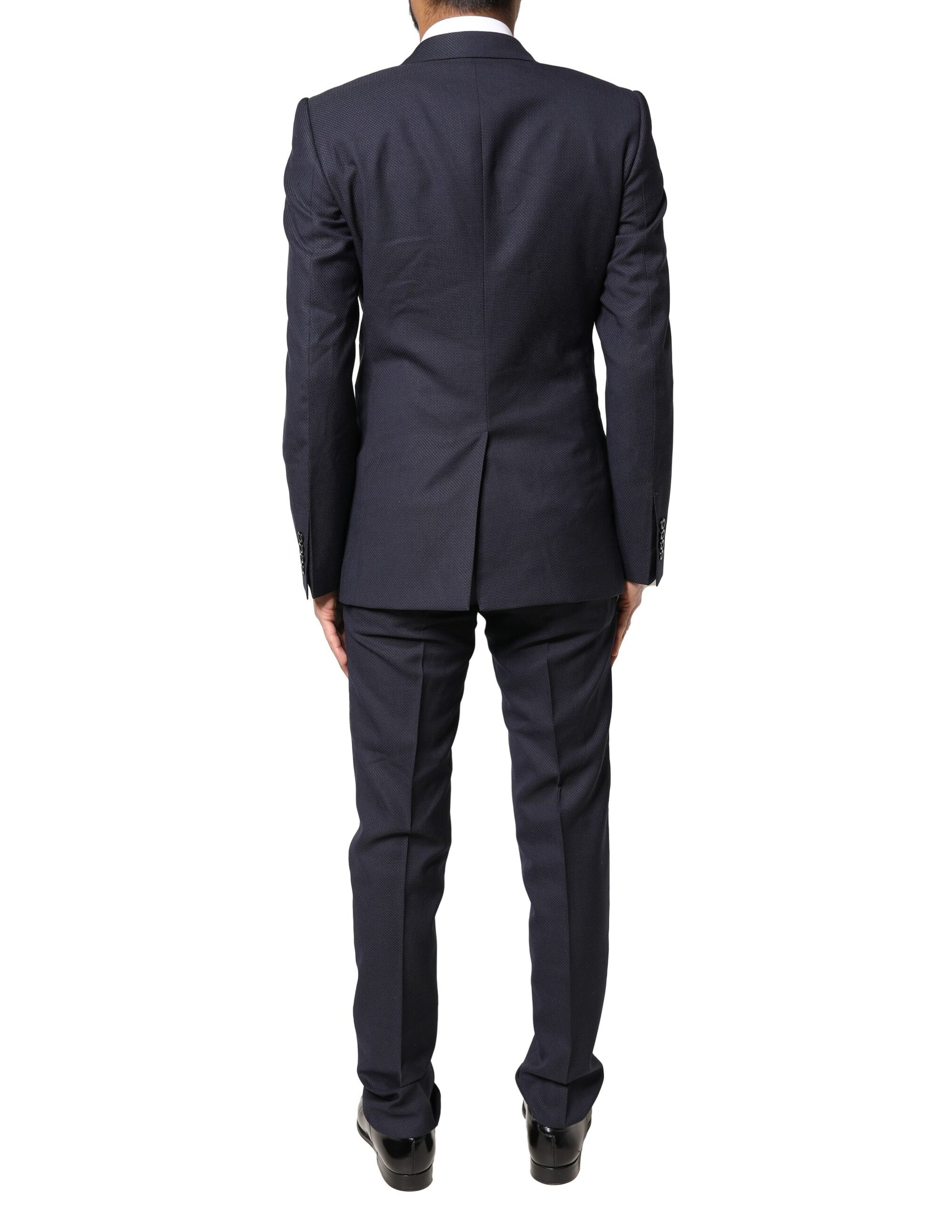 Dolce & Gabbana Black Three Piece Suits for Men side view