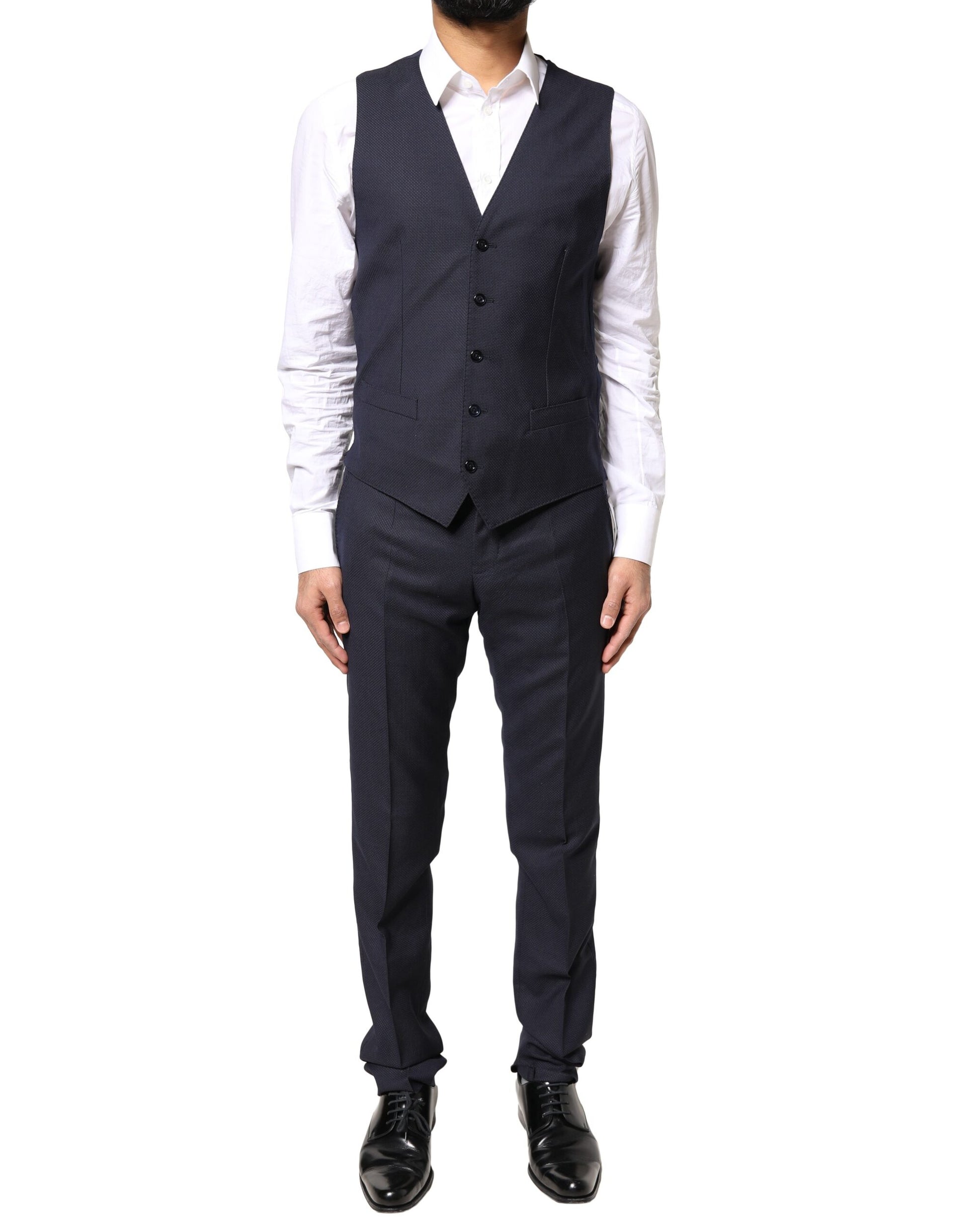 Dolce & Gabbana Black Three Piece Suits for Men additional view