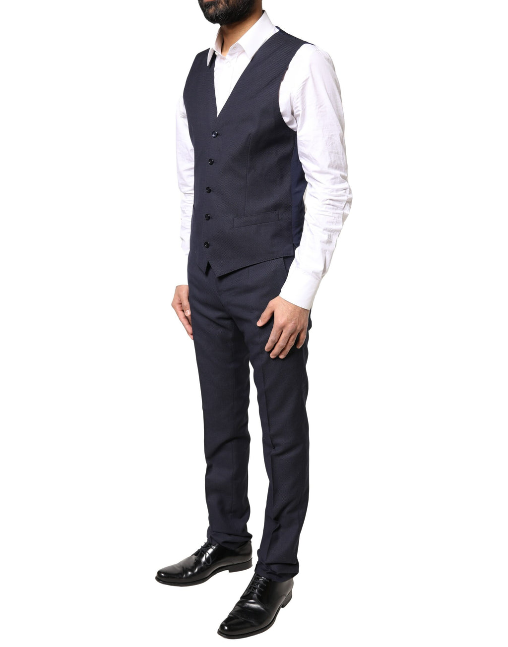 Dolce & Gabbana Black Three Piece Suits for Men additional view