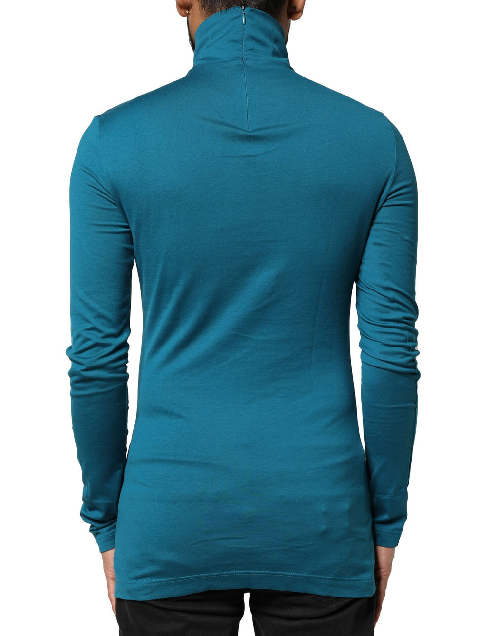 Dolce & Gabbana Blue Turtleneck for Men side view