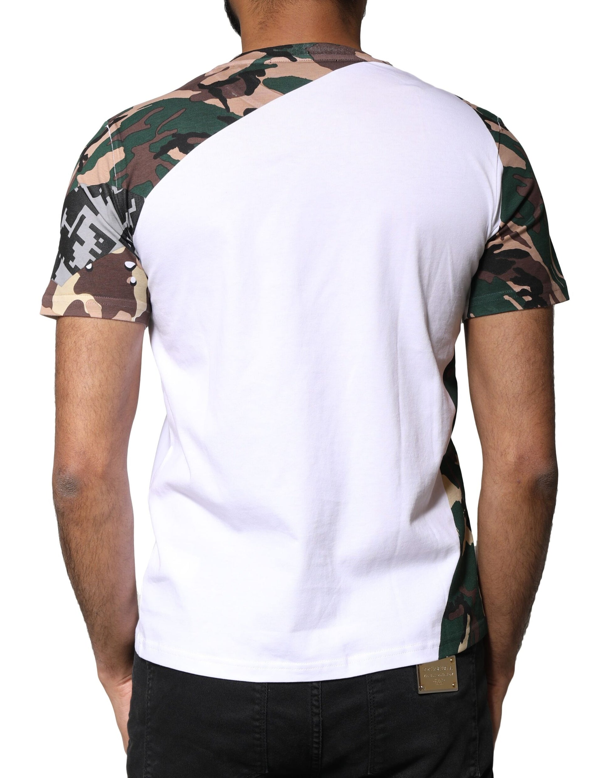 Dolce & Gabbana White T-Shirt for Men side view