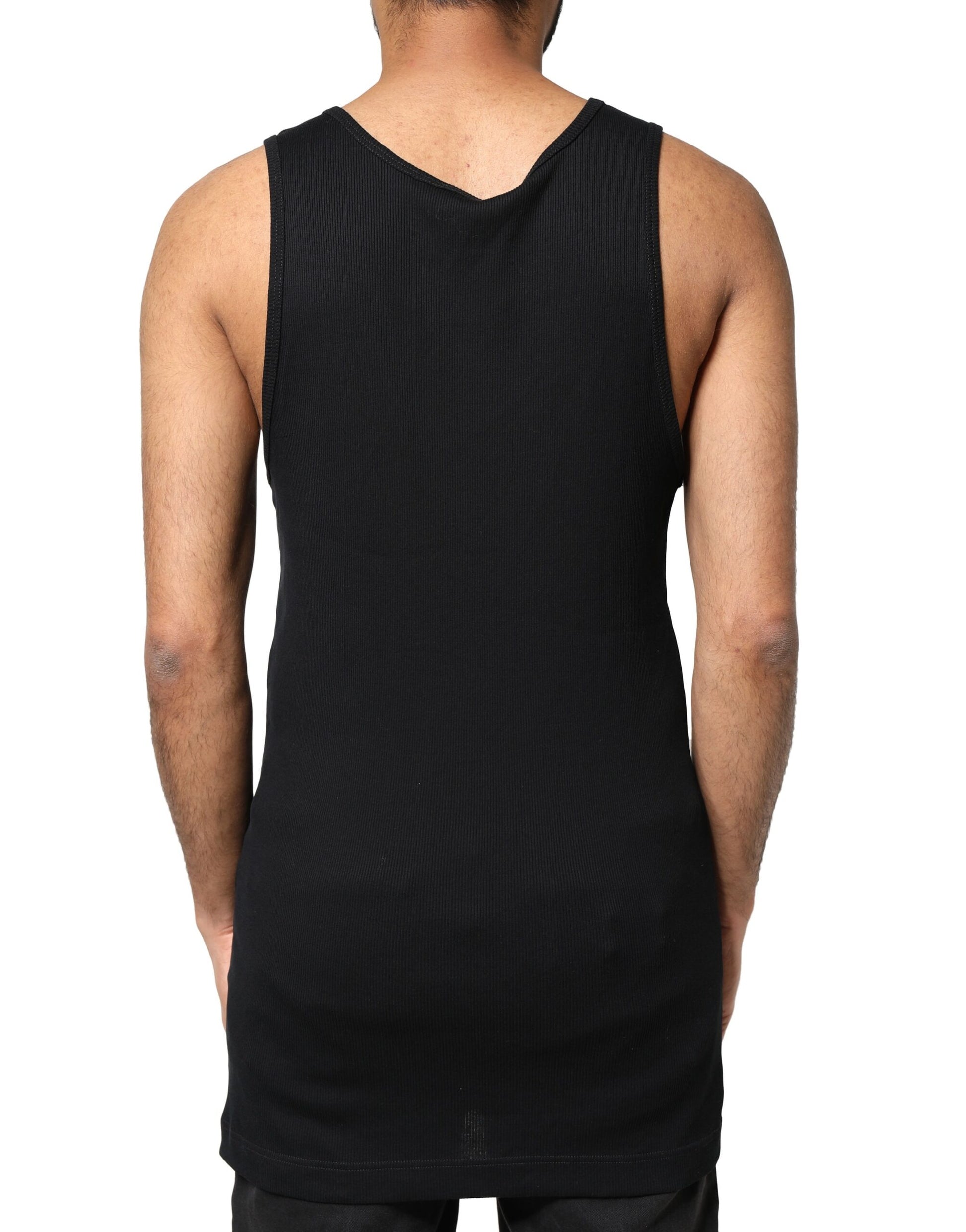 Dolce & Gabbana Black Tank Tops T for Men side view