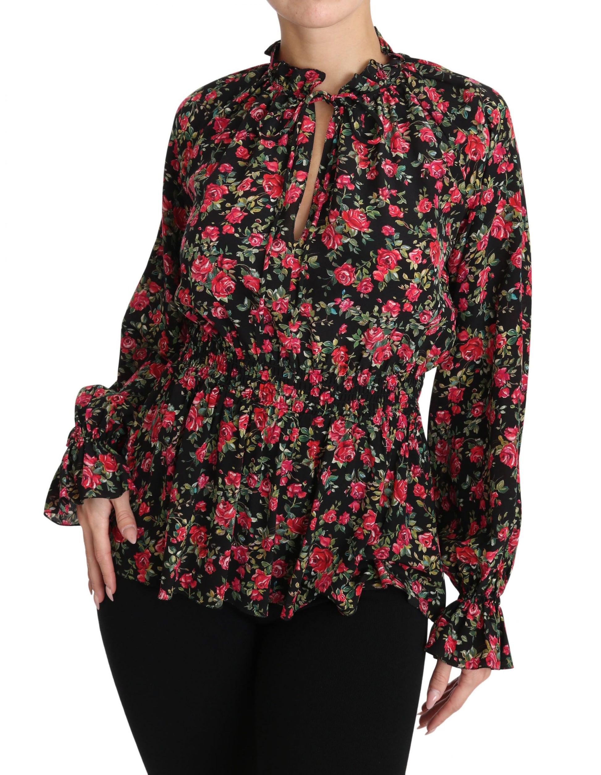 Dolce & Gabbana Black Blouse for Women side view