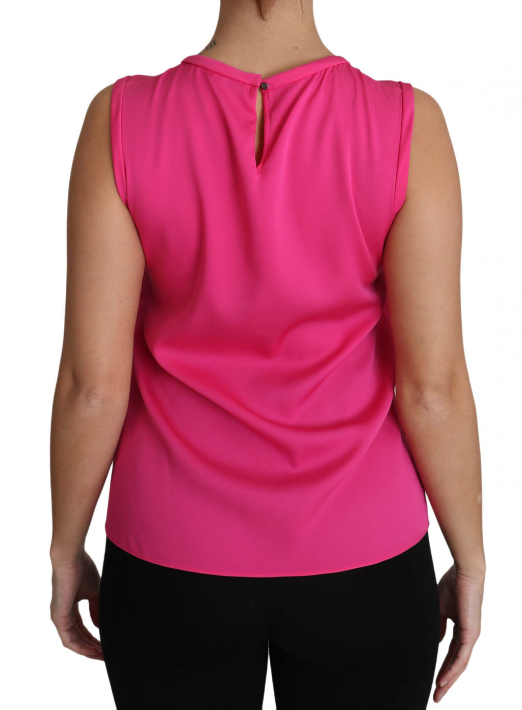 Dolce & Gabbana Pink Sleeveless T-Shirt for Women additional view