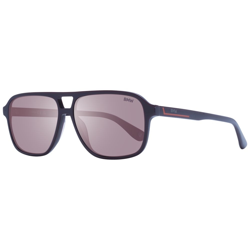 Lunettes de soleil BMW en acétate bordeaux