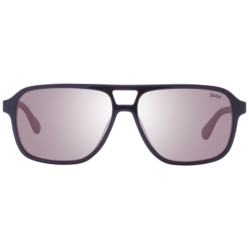 Lunettes de soleil BMW en acétate bordeaux