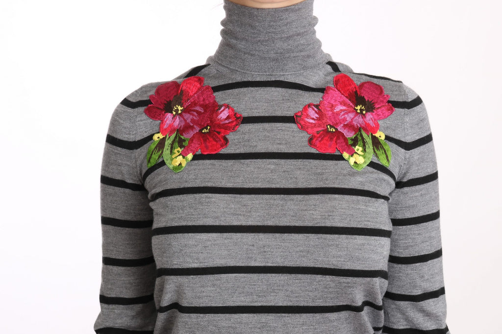 Dolce & Gabbana Grey Turtleneck for Women detail view