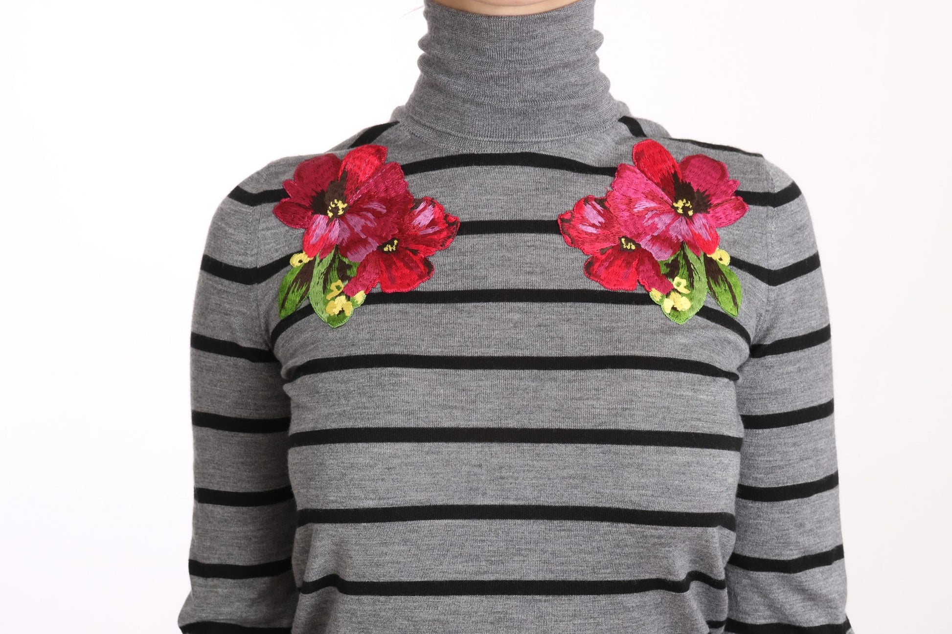 Dolce & Gabbana Grey Turtleneck for Women detail view