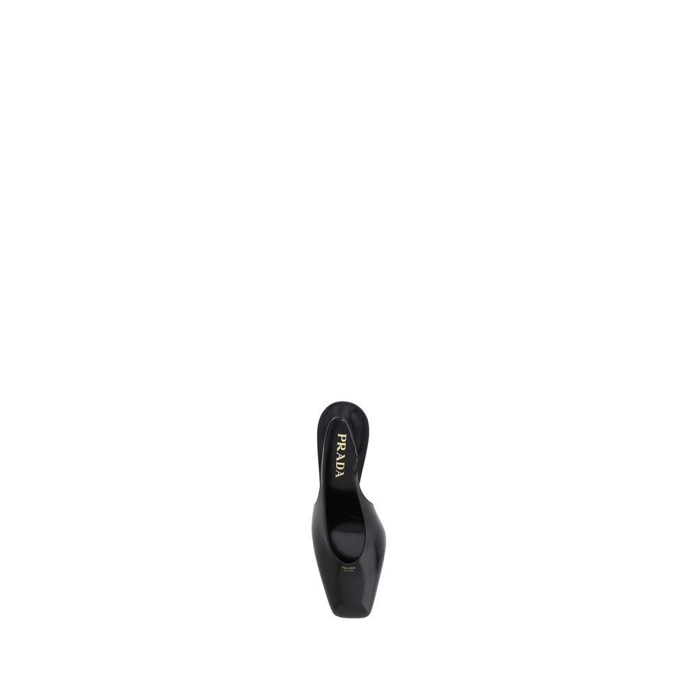 Prada Black High Heel for Women side view