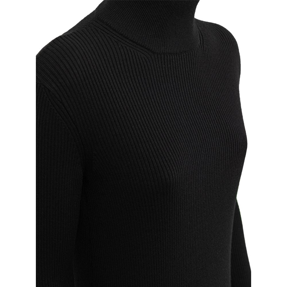 Bottega Veneta Black Long Dress for Women detail view