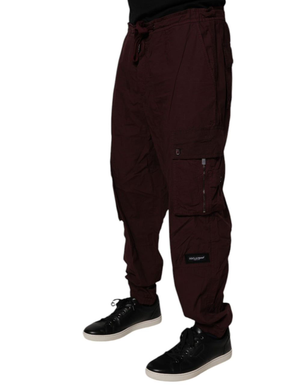 Dolce & Gabbana Red Athletic Pants for Men detail view