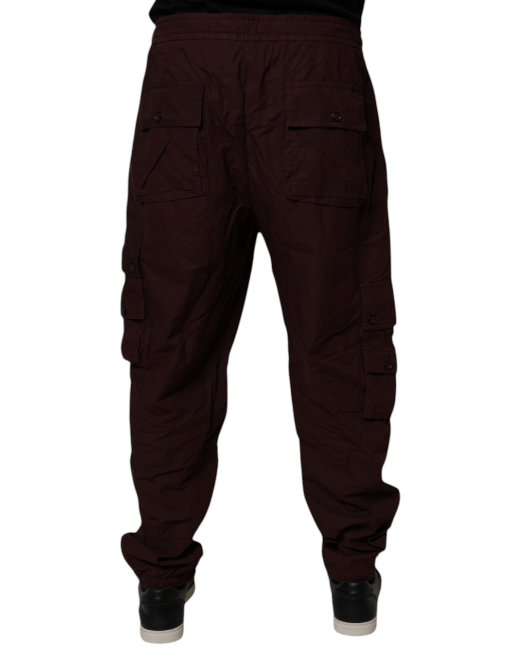 Dolce & Gabbana Red Athletic Pants for Men side view