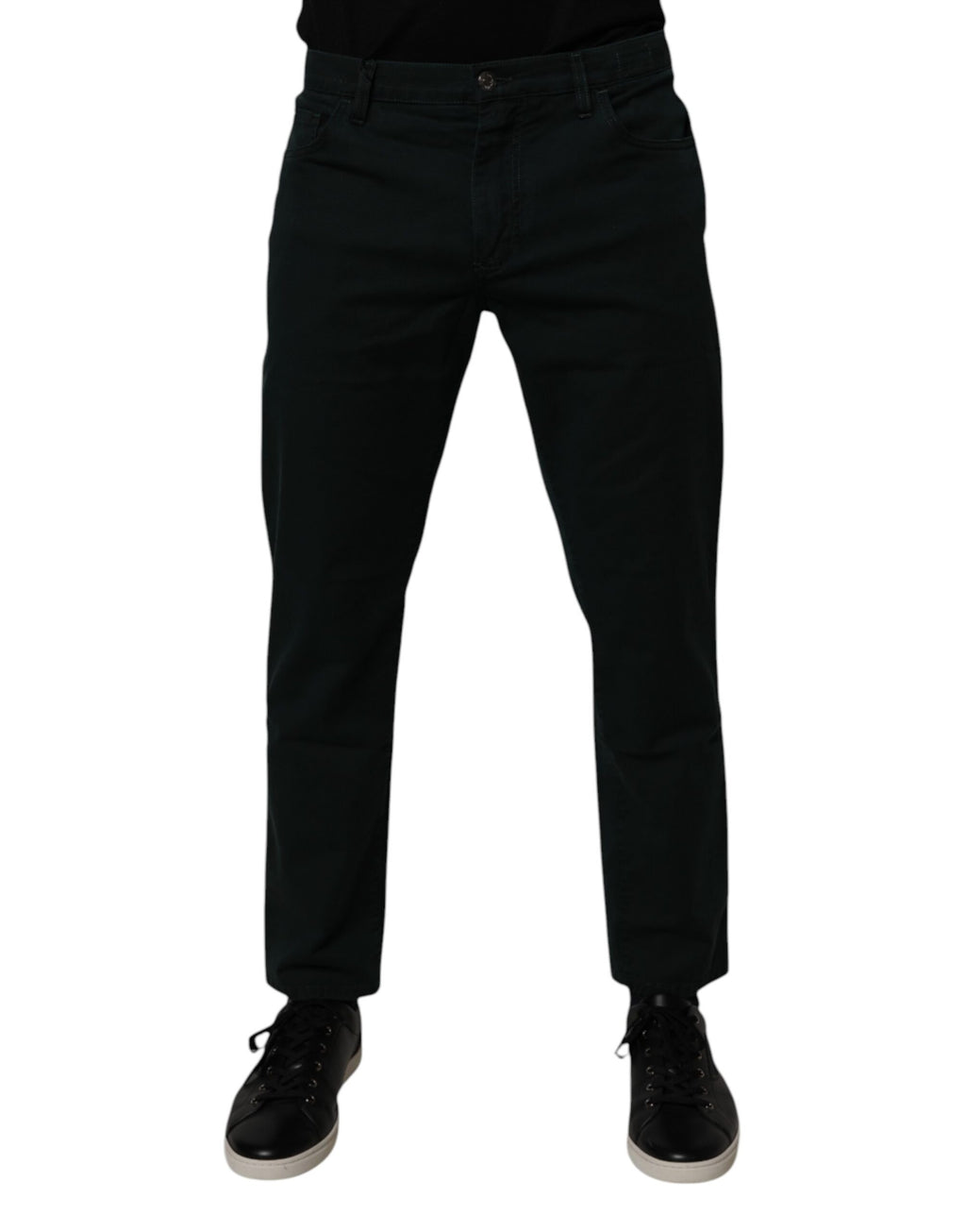 Dolce & Gabbana Green Relaxed Fit Jeans for Men