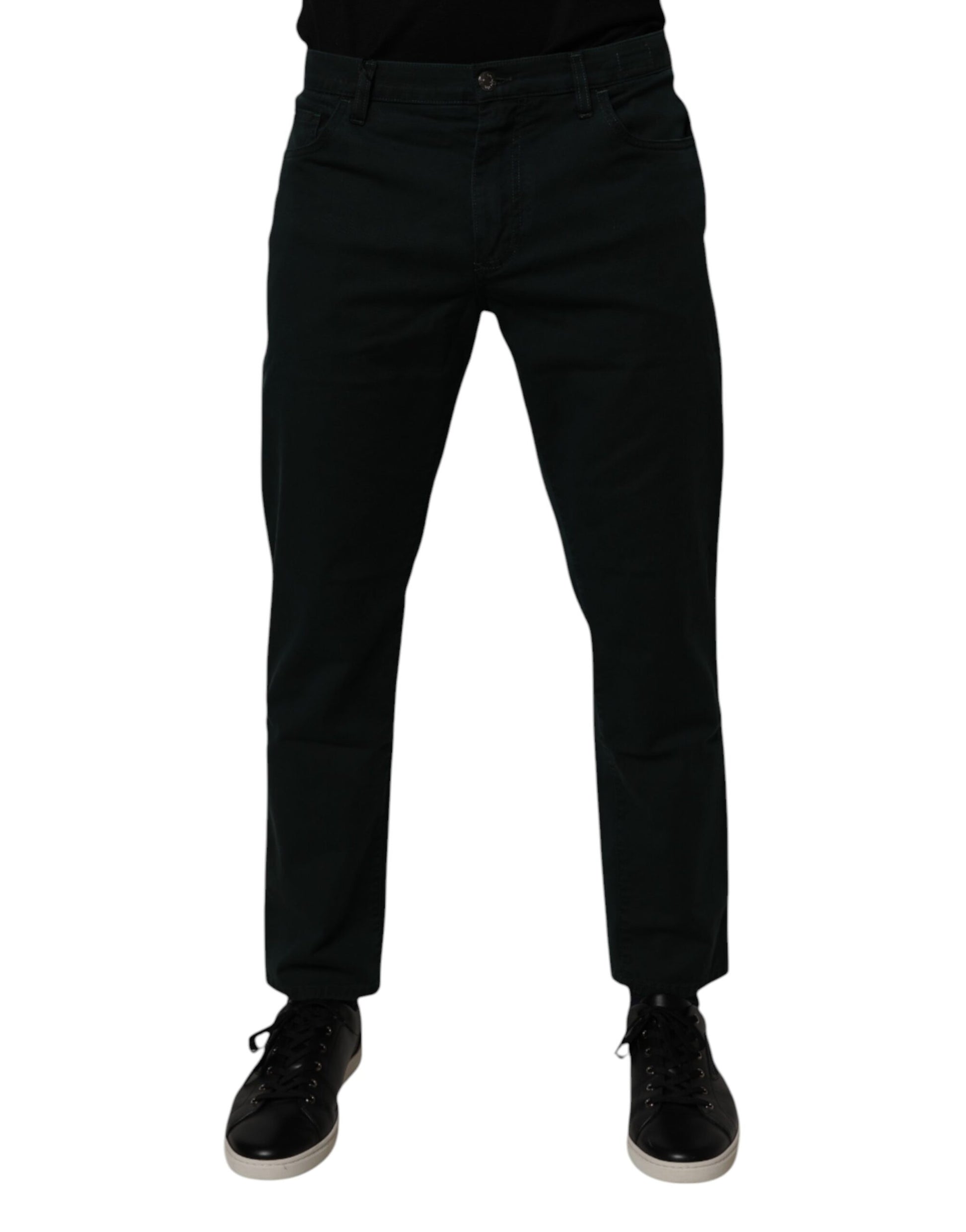 Dolce & Gabbana Green Relaxed Fit Jeans for Men