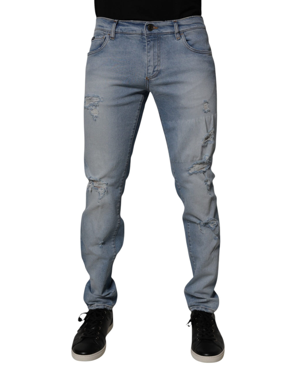 Dolce & Gabbana Blue Skinny Jeans for Men alternate view