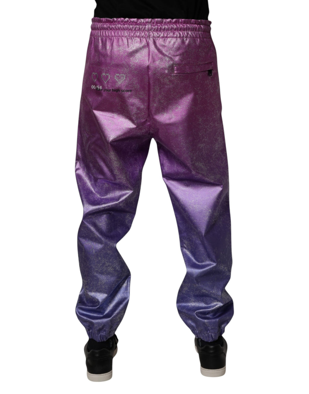 Dolce & Gabbana Pink Athletic Pants for Men side view