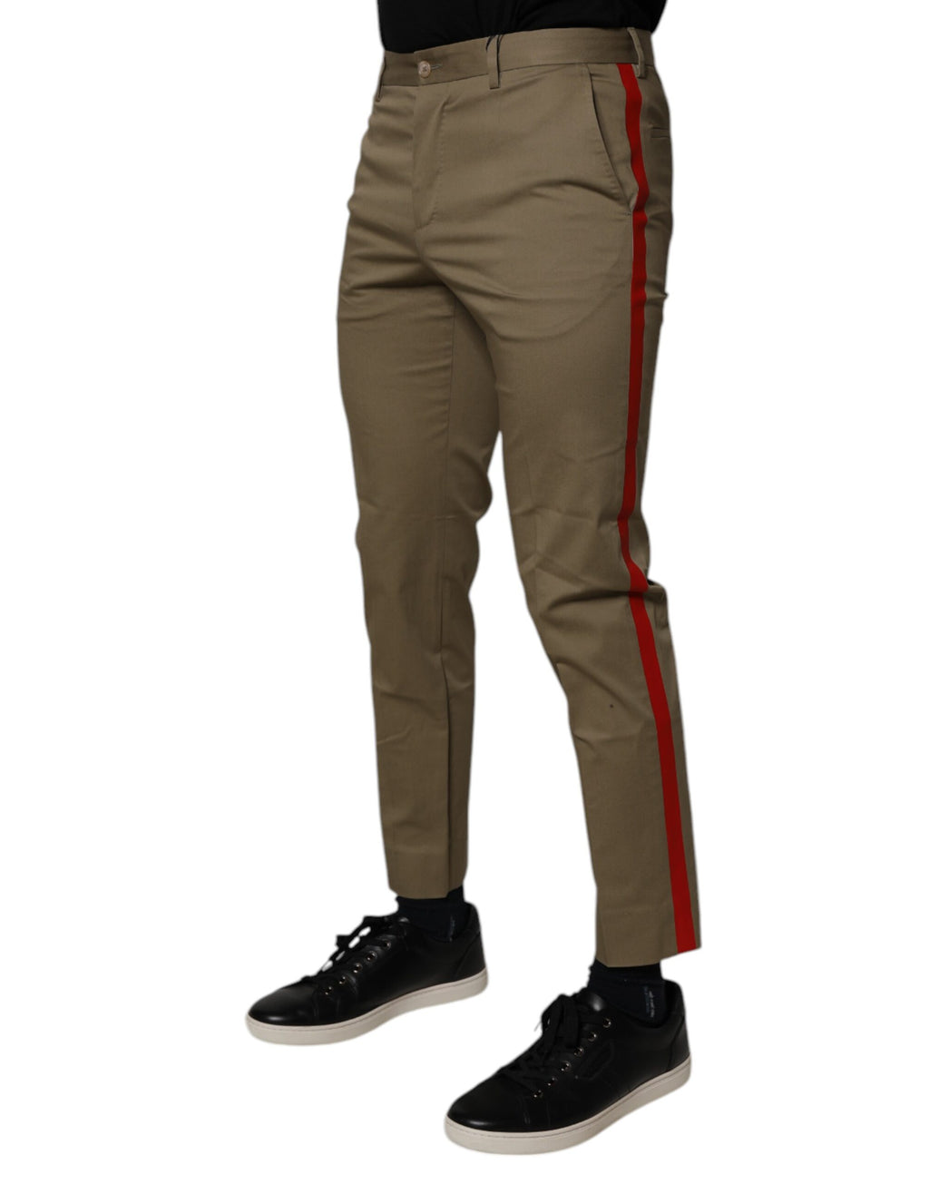 Dolce & Gabbana Green Chino Pants for Men detail view