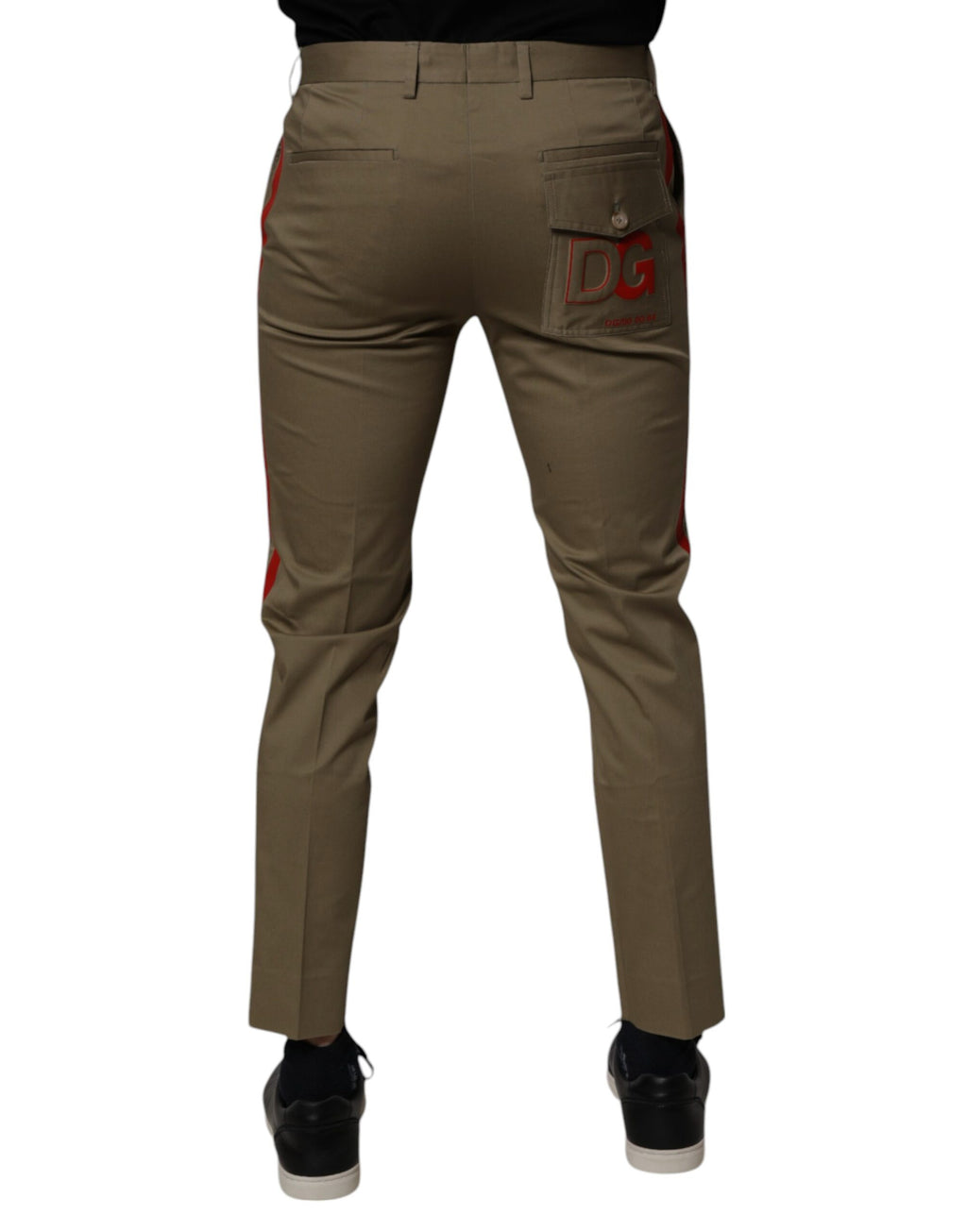 Dolce & Gabbana Green Chino Pants for Men side view