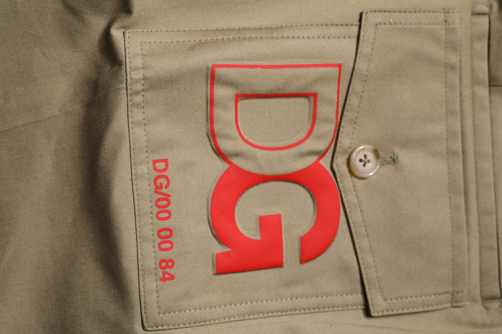 Dolce & Gabbana Green Chino Pants for Men additional view