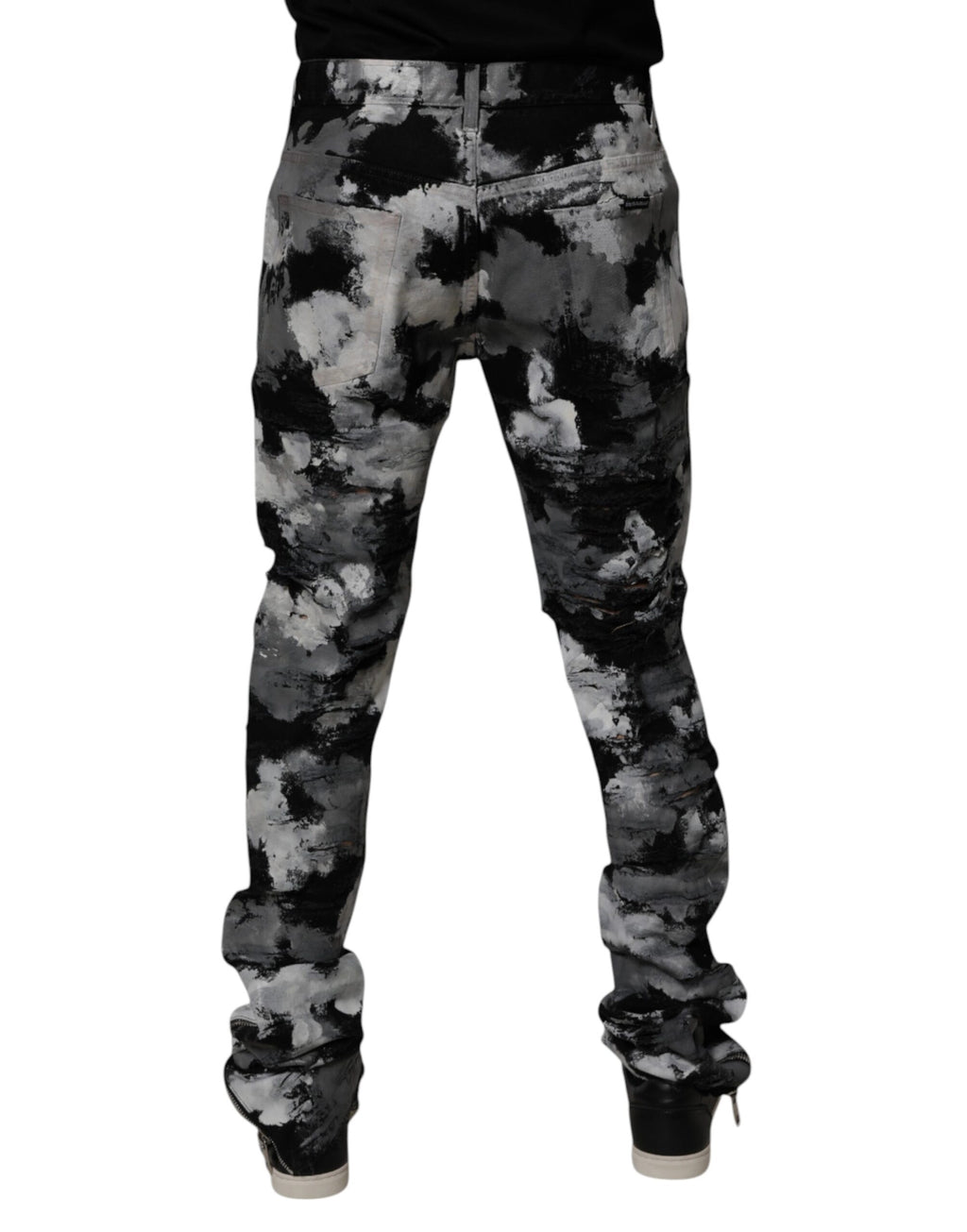Dolce & Gabbana Multicolor Skinny Jeans for Men side view