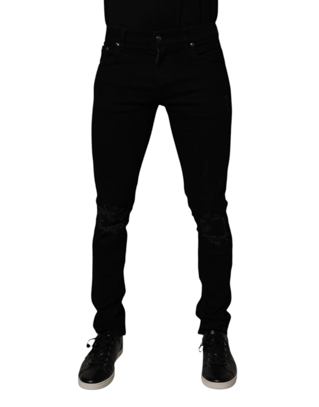 Dolce & Gabbana Black Skinny Jeans for Men alternate view