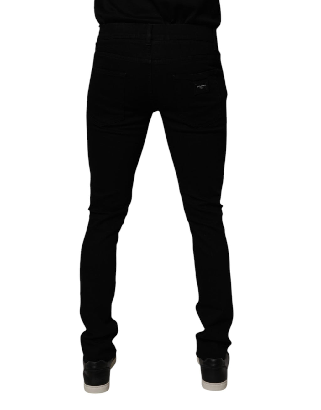 Dolce & Gabbana Black Skinny Jeans for Men side view