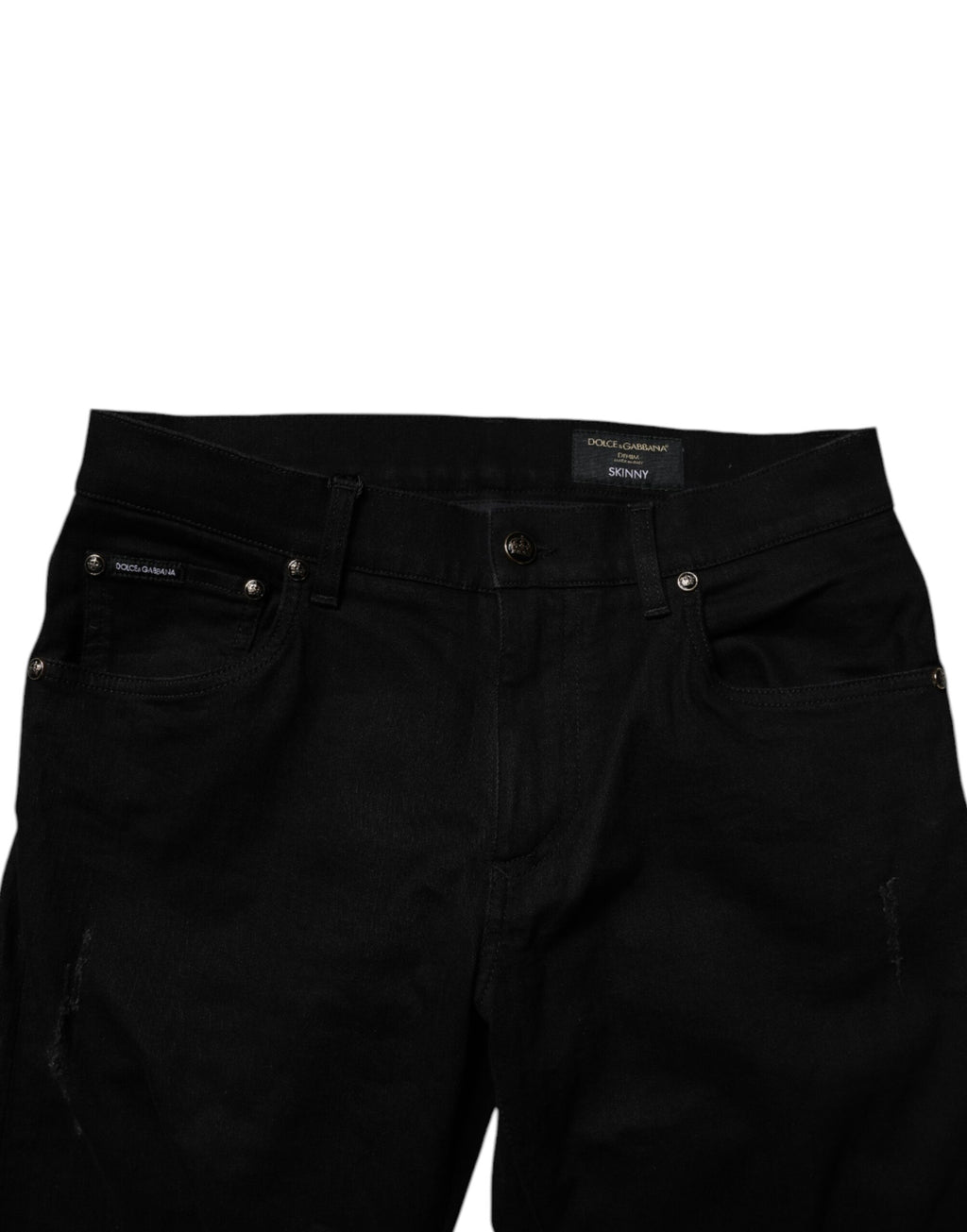 Dolce & Gabbana Black Skinny Jeans for Men additional view