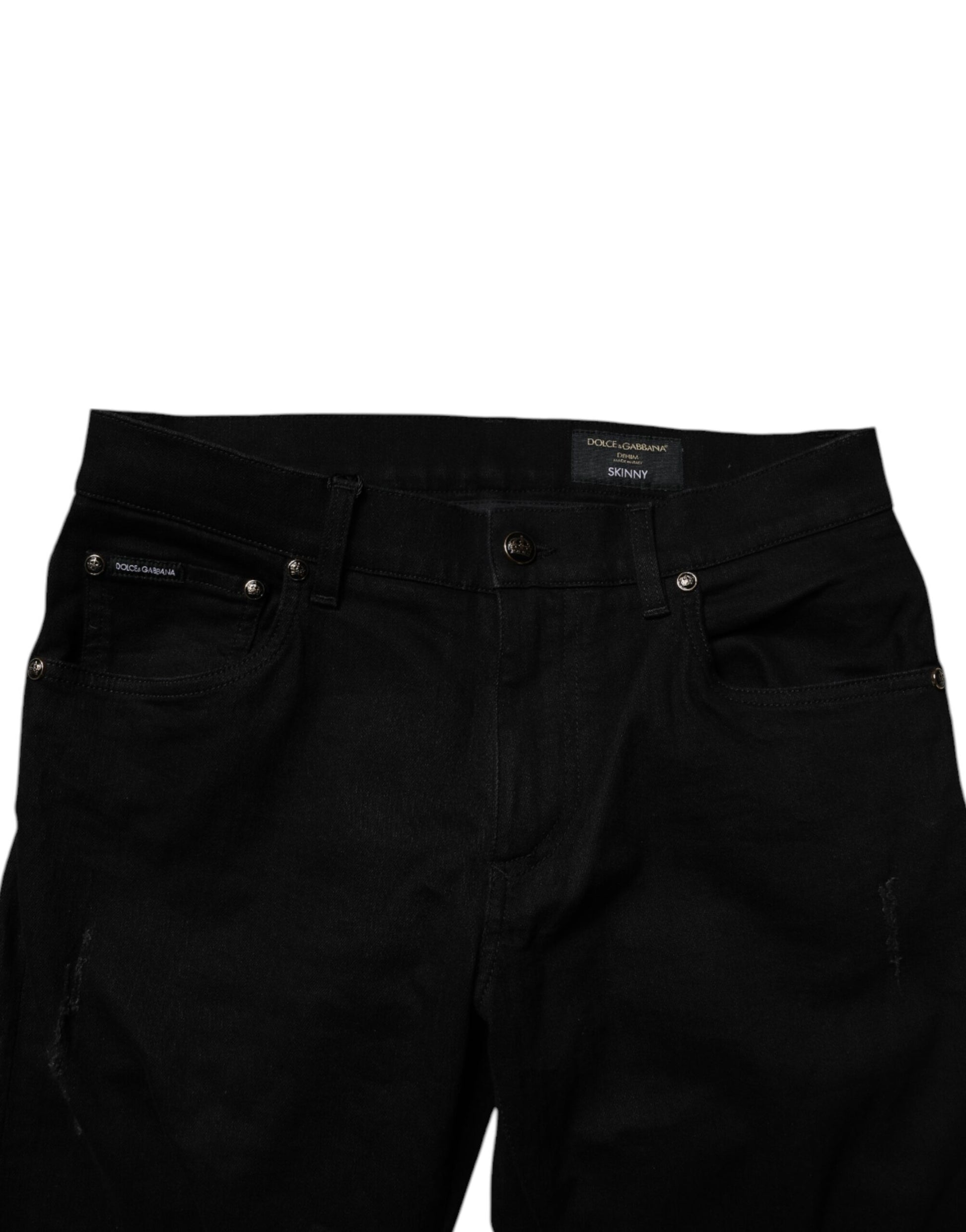 Dolce & Gabbana Black Skinny Jeans for Men additional view