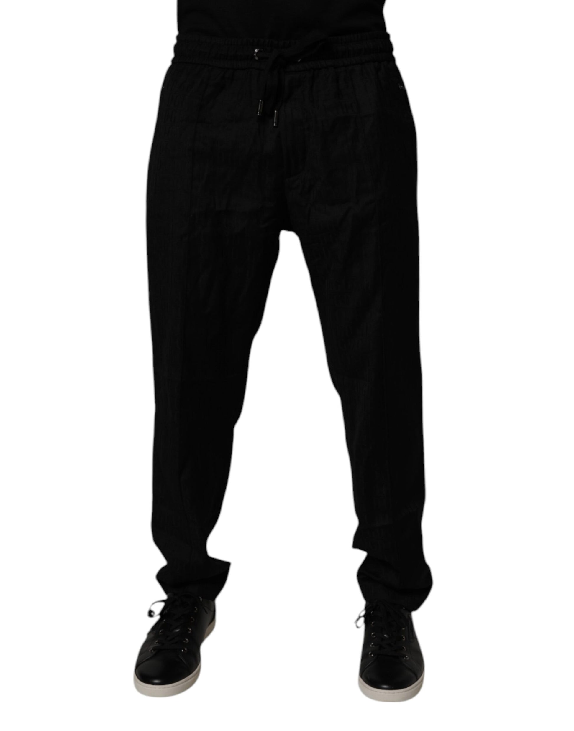 Dolce & Gabbana Black Athletic Pants for Men